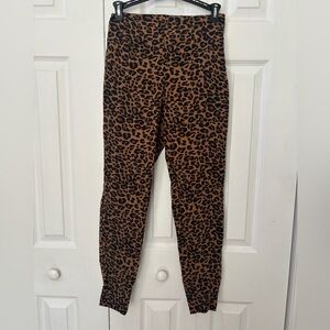 Time and Tru Animal Print Skinny Pants - Brown and Black